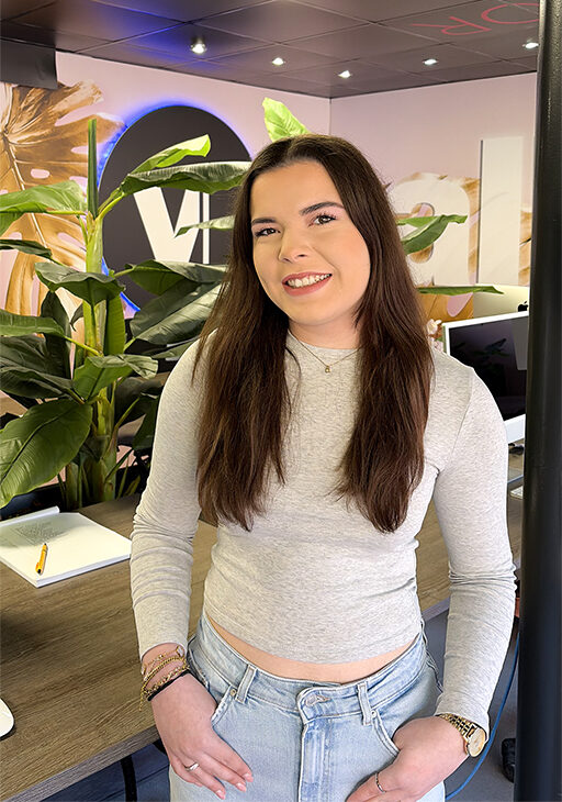 Julie Knol is de stagiaire bij VormFactor in Groenlo